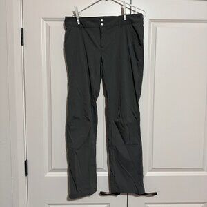 Columbia Women's Grey Omni-Shield Hiking Pants, Size 12 regular